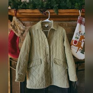 Free People Dupe, Joie Green Quilted Jacket